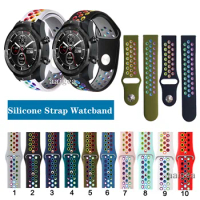 Silicone Sport Strap Band for Ticwatch Pro 3 E2 S2 GTX Replacement band strap 20mm 22mm