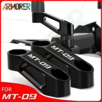 Motorcycle Rearview Mirrors Extension Riser Extend Adapter For YAMAHA MT09 MT 09 MT-09 2015 2016 2017 2018 2019 2020 2021 2022