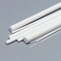 ABS Round Rod Diameter 1/2/5/10/15mm Plastic Solid Tube Pipe Length 250mm DIY Material for Model Part Accessories