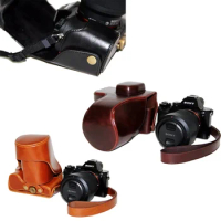 New Camera Case Bag for Sony alpha A7R A7 Mark 1 Sony A7R PU Leather Camera Bag Cover Pouch