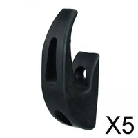 5xFront Hook Hanger for Xiaomi Generation Scooter Skateboard Accessories Black