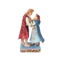 【Enesco】精品家飾 Disney 迪士尼 美女與野獸 深情互望居家擺飾