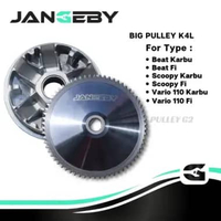 Pulley Custom Jangeby G2 Beat Fi Karbu BIG PULLEY Scoopy Karbu Fi Vario 110 Fi