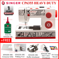 Singer 4423/5523/4432/CP6355/HD6335M Heavy Duty Sewing Machine + ORIGINAL Extension Table + Singer O