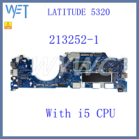 213252-1 i5-1135G7/i5-1145G7 CPU Mainboard For Dell LATITUDE 5320 Laptop Motherboard Tested OK Used