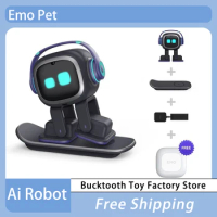 Emo Pet Smart Robot Future Intellect Ai Robot Voice Electronic Toys Desktop Companion Robot For Creative Kids Presents Gifts