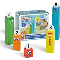 Numberblocks 數字積木 一到五個木製積木 [平行進口]  適合 2-4 歲幼兒木製積木 | 堆疊玩具 | 學齡前學習活動