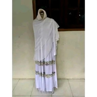 Gamis syar'i putih PL
