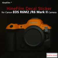 Hinefilm R6II Camera Skin R6 II Sticker Protective Film for Canon EOS R6 Mark II Camera Decal Skin r6m2 Cover Case Wrap Covered