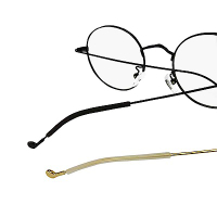 細邊框 金屬框眼鏡 鏡腳柔軟一字固定防滑套 眼鏡腳套 保護套(三對6入)