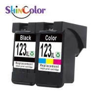 ShinColor 123xl Premium Color Black Remanufactured Inkjet Cartouche Ink Cartridge For Hp123 Hp123xl Hp Deskjet 2130 Printer