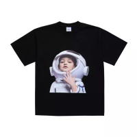 Acme De La Vie ADLV BABY FACE SHORT SLEEVE T-SHIRT BLACK ASTRONAUT
