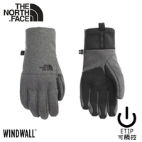 【The North Face 男 防風防潑保暖手套《灰黑》】4SGU/機車手套/防滑手套/保暖