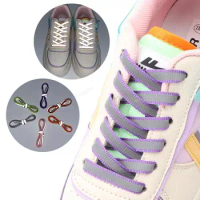 1Pair 3M Reflective Shoelaces Flat Sneaker Shoe laces Safety Glowing Shoelace Unisex Luminous Laces Shoes Strings 80/100/120CM