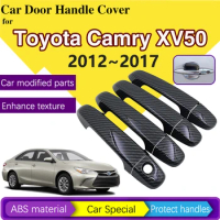 For Toyota Camry XV50 2012~2017 Daihatsu Altis Car Door Handle Cover Scratch Proof Decoration Protection Sticker Car Accessories