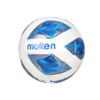 MOLTEN #4合成皮足球-訓練 4號球 F4A2000 白藍銀