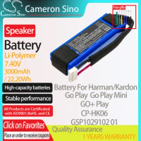 CameronSino Battery for Harman/Kardon Go Play Go Play Mini GO+ Play fits Harman/Kardon CP-HK06 GSP1029102 01 Speaker Battery