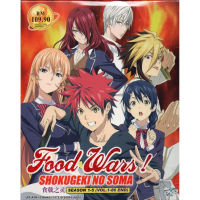 Anime DVD Food Wars!Shokugeki No Soma Season 1-5 Volume 1-86 End