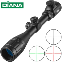 DIANA 4-14x44 AOE Tactical Mil-Dot Reticle Optic Riflescope Hunting Rifle Scope Sniper Airsoft Air Guns