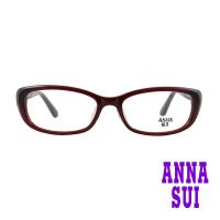 【ANNA SUI 安娜蘇】日系圖騰雕花造型光學眼鏡-紅(AS581-279)