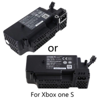 For Xbox One Host Power Supply Brick AC Adapter Replacement for Xbox One S/Slim Console Games Voltage 110-220V Black