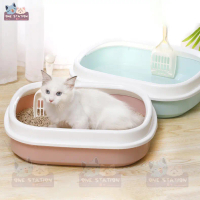 Peliharaan Toilet Kucing Litter Box Hewan Pelatihan Toilet Cat Litter Box