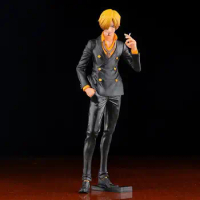 28CM One Piece Vinsmoke Sanji Smoking Insert Pocket Grandista Toys Pvc Action Figures Collection Ornament Model Dolls Kids Gift
