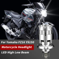 1PC For Yamaha FZ16 YS150 YS125 FZER150 Motorcycle H4 LED Lens Headlight Retrofit Accessories High Low Beam HS1 Moto Front Lamp