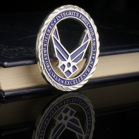 鏤空空軍勛章軍事紀念章徽章軍迷收藏創意硬幣幸運榮譽軍人小禮品