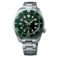 SEIKO 精工 Prospex 綠水鬼相撲廣告款潛水機械錶-綠/45mm 6R35-00A0G(SPB103J1)
