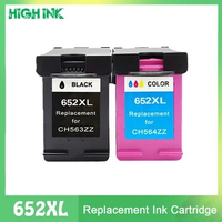 652XL Ink Cartridge Compatible for HP 652 Deskjet 1115 1118 2135 2136 2138 3635 3636 3835 4535 2675 2676 2677 2678 5075