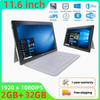 Hot Sales 11.6 '' D6 WINDOWS 10 Tablet 2GB RAM 32GB ROM 32Bits Intel Atom CPU Z3736F HDMI Port Dual Camera 2*USB 3.0 WIFI