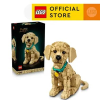 LEGO Icons 11384 Golden Retriever Puppy (2102 Pieces), Mainan Anak, Mainan Block, Mainan