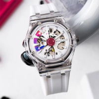 Luxury Skeleton Watch Automatic Transparent Men Mechanical Wristwatches 40mm Luminous Watches Fashion BOZLUN Clocks 2023 New