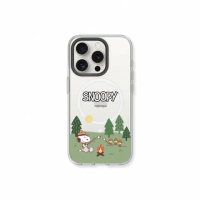 【RHINOSHIELD 犀牛盾】iPhone 14系列 Clear MagSafe兼容 磁吸透明手機殼/史努比-露營趣(Snoopy)
