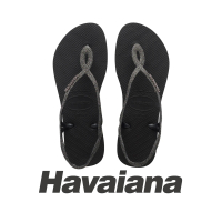 【havaianas 哈瓦仕】Top Flip Flops 拖鞋 夾腳拖 人拖鞋 涼鞋 巴西 黑灰 女款 4146130-4057W