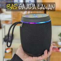 Z-Box Speaker Bluetooth Super Bass RGB Light Speaker Wireless FM Radio Multifungsi Mode Spiker B-66