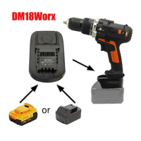 Adapter For Makita For Bosch For Dewalt For Milwaukee 18 18V Li-Ion Battery MT18Worx Convert to For Worx 4PIN Battery Tools Use