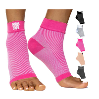 [2美國直購] Bitly 腳踝護襪 加壓支撐 Plantar Fasciitis Compression Socks 粉色 S/M/L