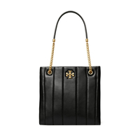 TORY BURCH Kira tote小羊皮豎版鏈條斜跨手提托特包 137260｜母親節滿額折$1500★滿$6800贈LAMCOME絕對完美唇膏(日進口 精巧版)【跨店APP下單回饋最高20%】