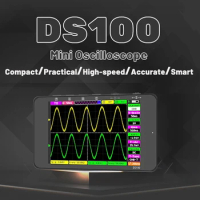 DS100 MiNi Handheld Digital Oscilloscope 50M Bandwidth Dual-Channel Multi-Function Electronic Component Tester