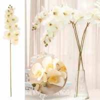 Simulated Water Honey Velvet Phalaenopsis High Simulation Chinese Phalaenopsis Wedding Guide Flower Artificial Flowers With Vase