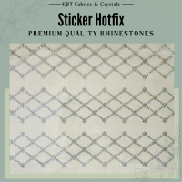 Sticker Hotfix Batu Manik Tampal Premium Quality Rhinestones New Arrival Kod 98