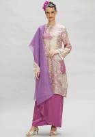 Loveaisyah Loveaisyah Premium Batik long modern Baju Kurung &amp; Satin pleated wrap Skirt