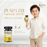 SPECIAL PRICE!! Puspa D3 Chewable | D3 400 IU | Vitamin D3 anak | Membantu Mejaga Daya Tahan Tubuh A