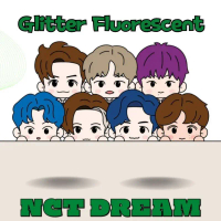 Funique NCT DREAM Glitter Fluorescent Set 359