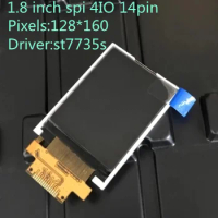 1.77'' 1.8 inch TFT LCD Module LCD Screen SPI Serial Port 4 IO Driver TFT Resolution 128*160 TFT 14Pin ST7735S