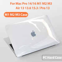 Laptop Cases for Macbook Pro 14 Case M2 M3 2023 Pro 16 Cover M1 Mac Book Air 13 Case 2022 13.6 A2681 Air 15.3 A2941