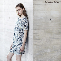 【Master Max】天絲棉澎袖短袖休閒洋裝(8721002)