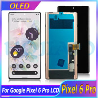 6.7" OLED For Google Pixel 6 Pro LCD Display Screen Touch Panel Digitizer For Google Pixel 6Pro LCD Replacement No fingerprints